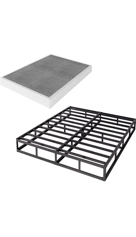 zinus olb-abs-5q metal box frame size queen|ZINUS 5 Inch Metal Smart Box Spring, Mattress Foundation, .